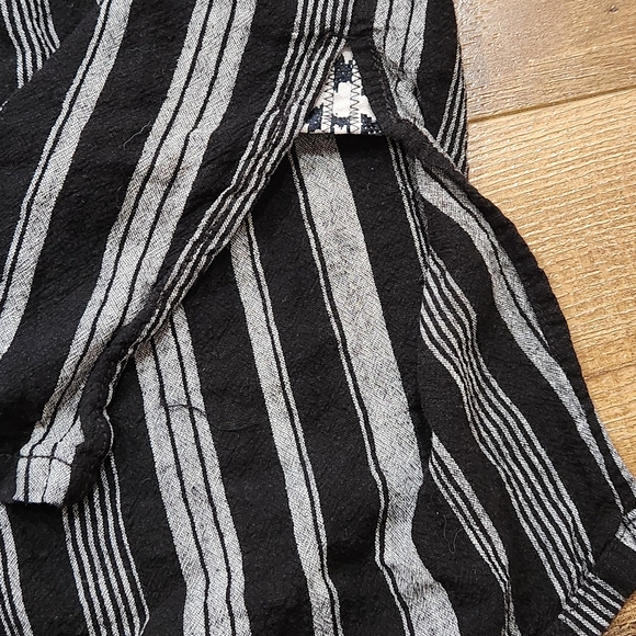 Free People We The Free Summer Breeze Linen Button Overiszed Tunic Small Boho - Picture 6 of 10